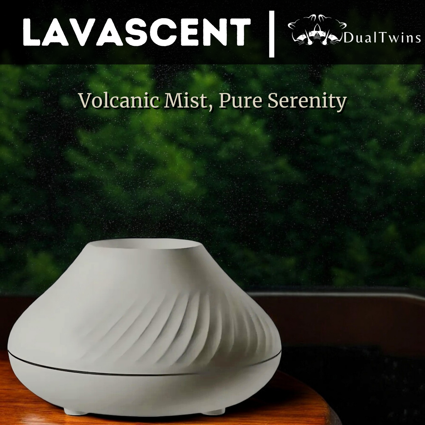 LavaScent - Difusor de Aroma con Diseño de Roca Volcánica 🌋✨